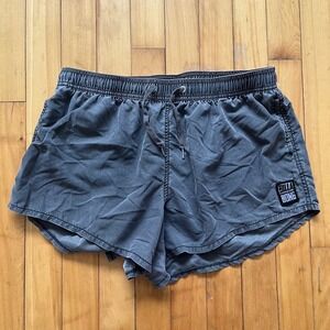 Billabong Gray Elastic Waist Drawstring Swim Trunks Shorts Mens XL TG EG